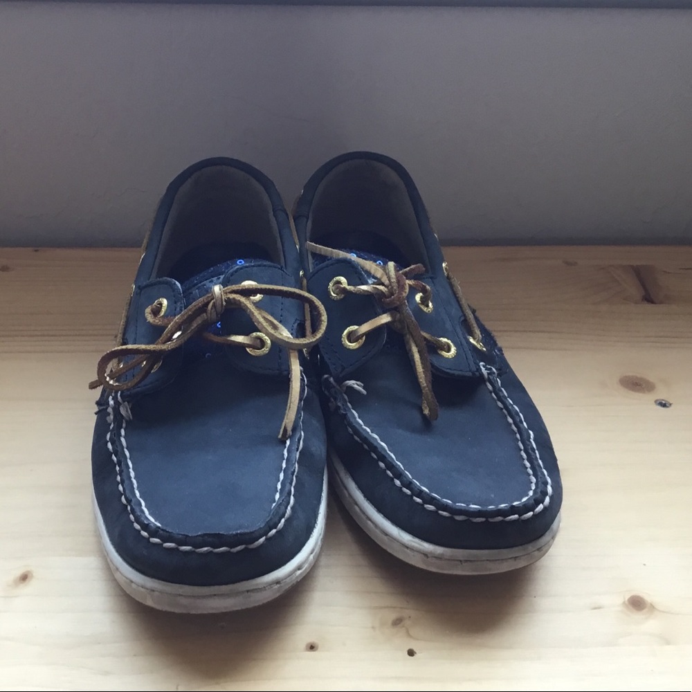 Sperry Navy Boat Shoes